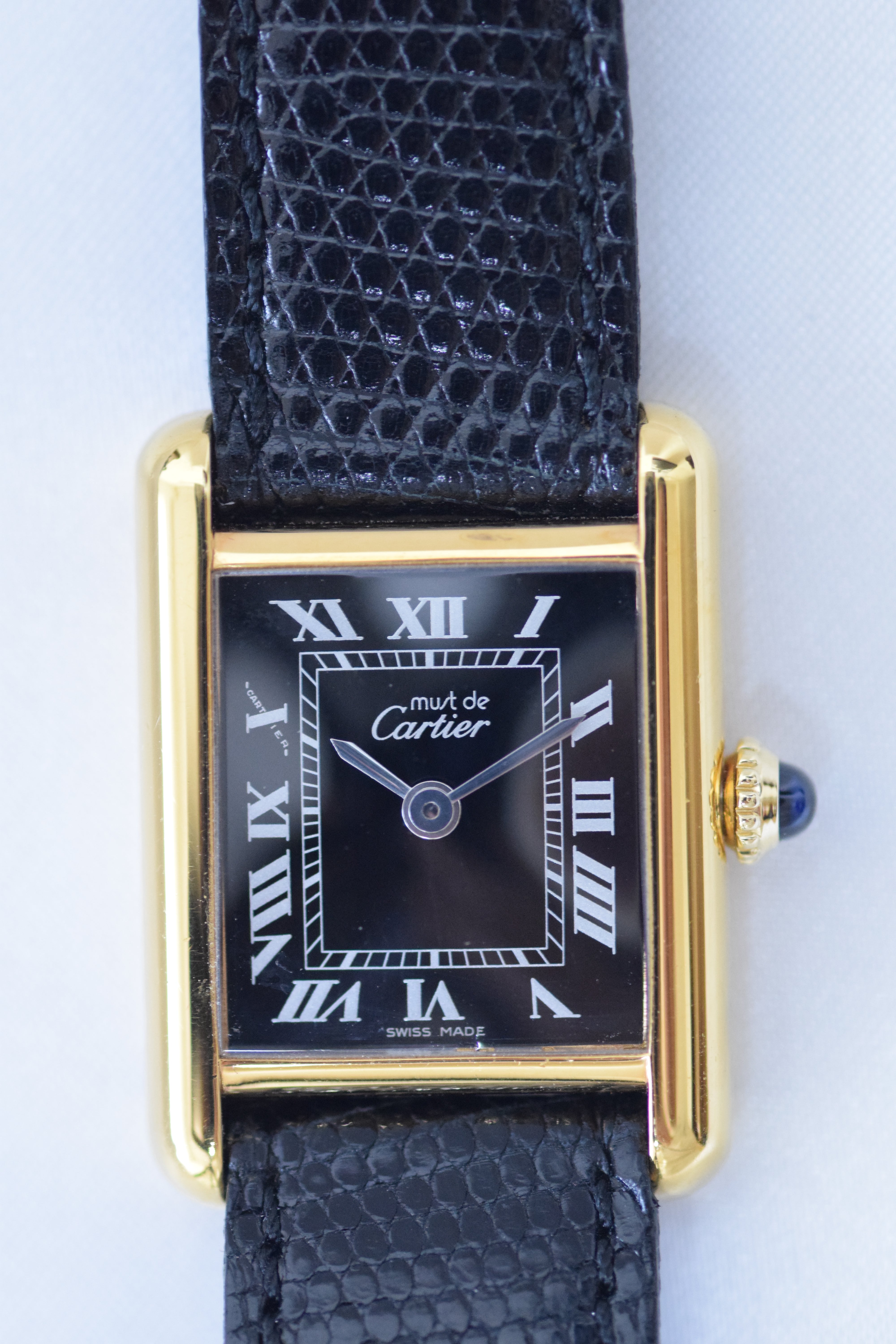 国際永久保証書付き』マスト ドゥ カルティエ タンク レディース