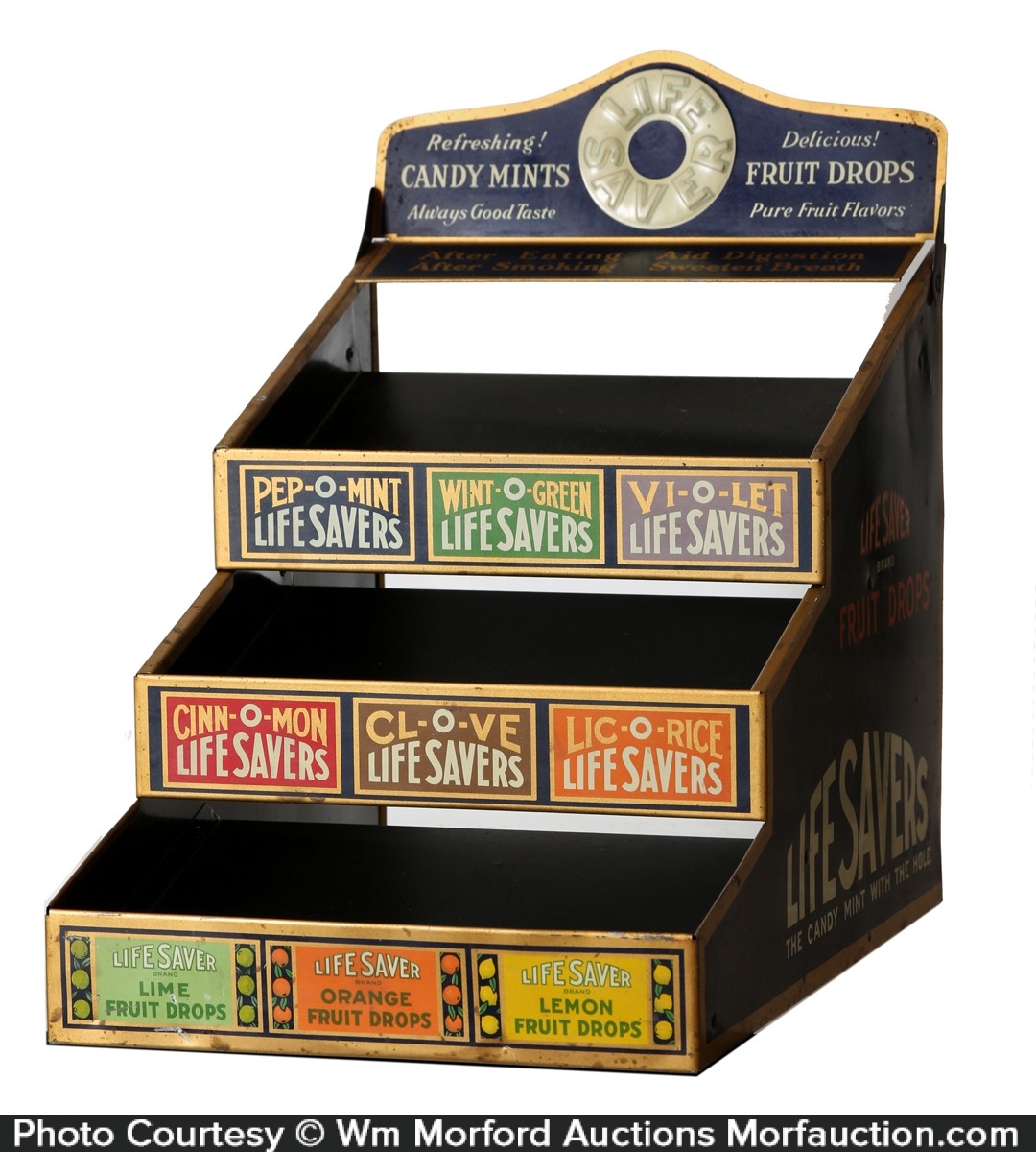 Life Savers Display • Antique Advertising