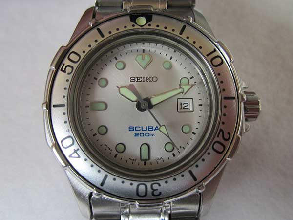 JA-1174| セイコー ダイバー 7N85-0010 200m SCUBA クオーツ 90年代 SEIKO