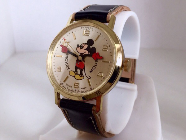 ブラッドレイ BRADLEY 手巻き式 1970年代製 ミッキーマウス