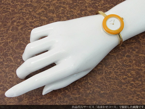 グッチ GUCCI チェンジリングベゼル カメレオン レディース クォーツ