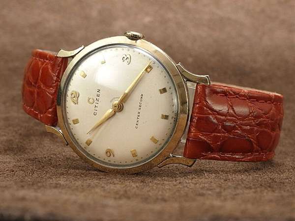 シチズン 1940年代 本中三針 Cマーク 9石 手巻き | アンティー