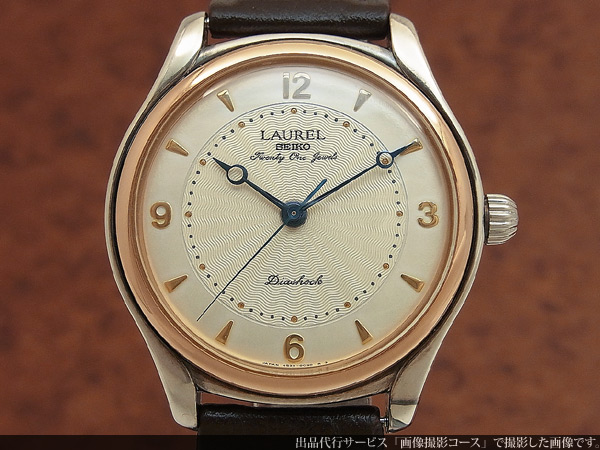 セイコー ローレル SEIKO LAUREL (LJAL600) 銀無垢 ブレゲ 21石 手巻き