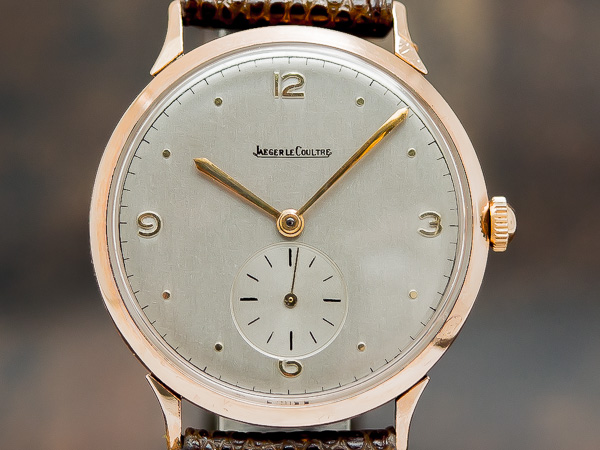 ジャガー・ルクルト ヴィンテージ 手巻きモデル スモセコ 18KPG