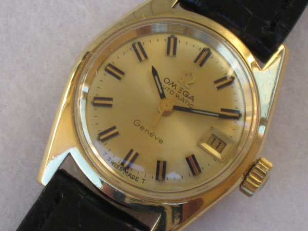オメガ ジュネーブ 18K無垢 レディース Cal.681 24石 オーバーホール済
