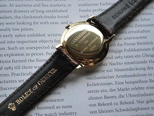 ロレックス 14金無垢 1959年 BOX付 希少 ニアミント メンズ | アン