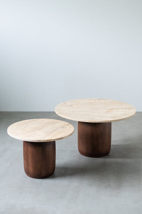 sed/met コーヒーテーブル｜天然石×木の静かな造形美 — ANTRY USE ONLY