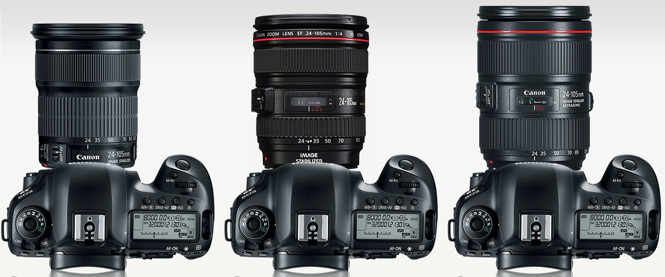 キヤノンの24-105mmならどれを選ぶ？4つのナイスなレンズを比較する