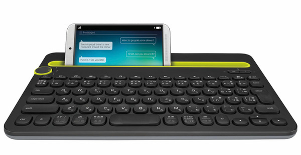 ASCII.jp：マルチOSをダイヤル切替えモバイルキーボード「K480」ロジクール