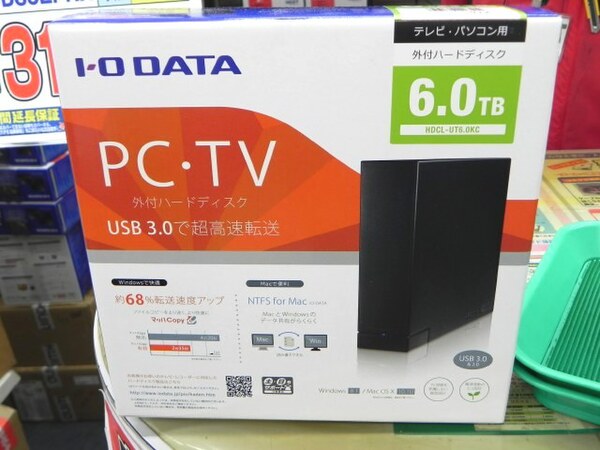 ASCII.jp：容量6TB！ USB 3.0対応の外付けHDDがIO DATAから
