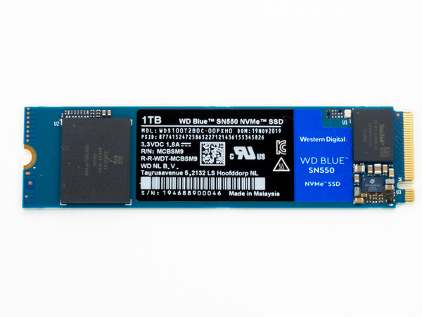 ASCII.jp：2020年最初の新型SSD WD Blue SN550 NVMe SSDを試す (1/3)