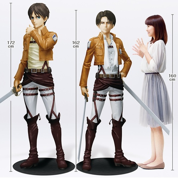進撃の巨人』リヴァイ兵長の等身大フィギュアは約173万円！セブン