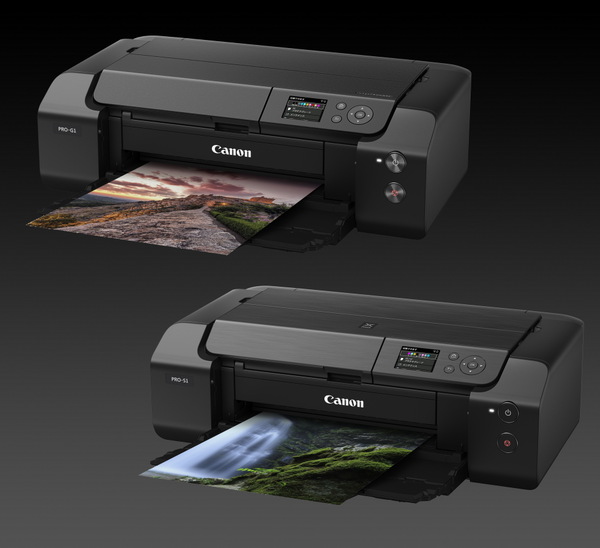 ASCII.jp：キヤノンがプロ画質プリンター「PRO-G1/S1」を発表 = 小型化