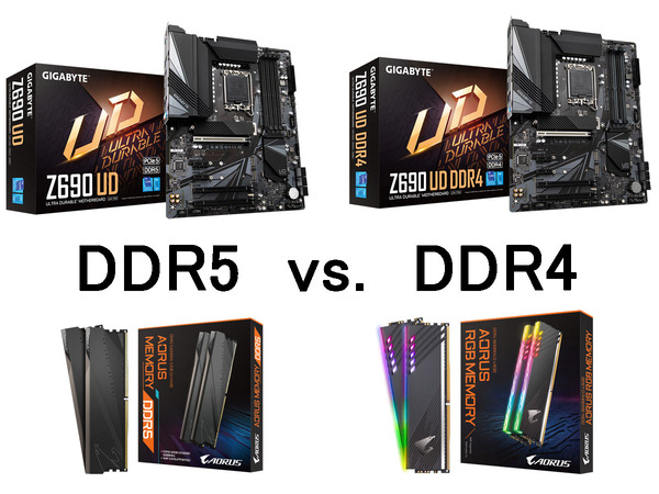 第12世代CoreにはDDR4とDDR5どっちがいい？ GIGABYTEマザー「Z690 UD