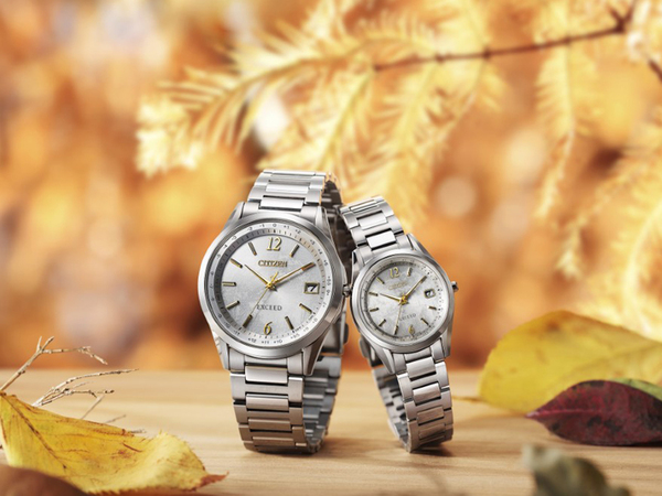 ASCII.jp：シチズン、メタセコイアの並⽊道をデザインしたペアモデル