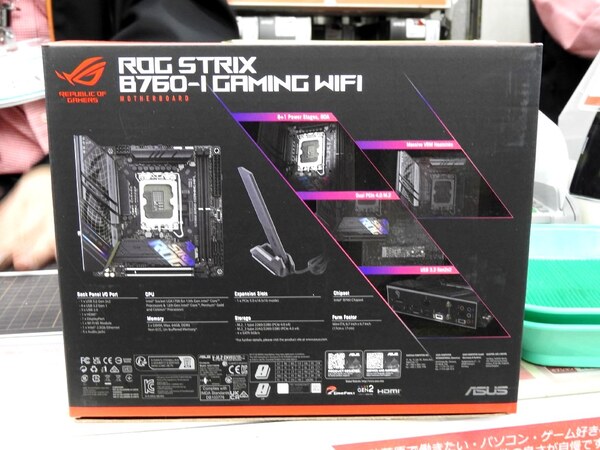 ASCII.jp：ROG STRIXからMini-ITX対応のB760マザーが登場