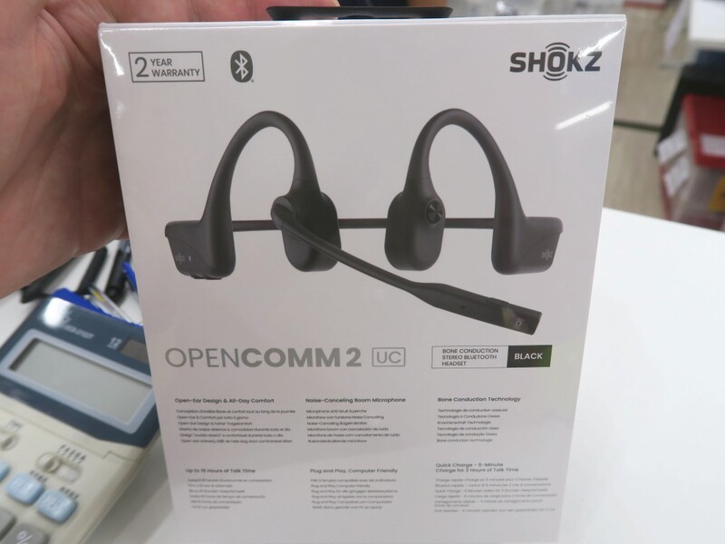 高性能マイク搭載でテレワーク向き！ Shokzの骨伝導イヤホン