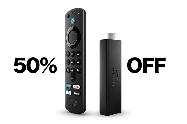 50％オフ】Fire TV Stick 4K Maxが3480円で安すぎ：Amazonセール情報