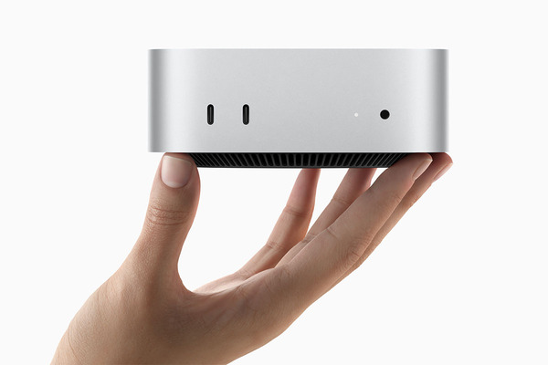 ASCII.jp：Mac miniは手のひらサイズに！ M4搭載で前面に端子もあって