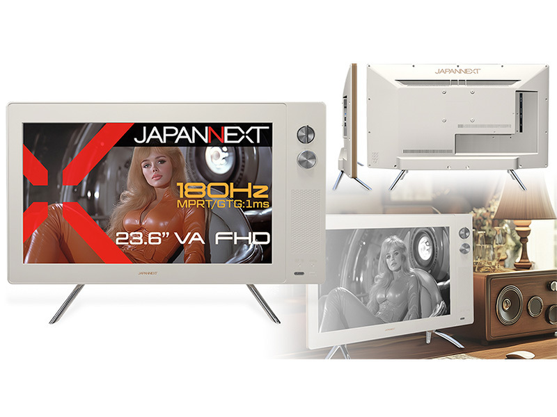 ASCII.jp：JAPANNEXT、新型レトロクラシックゲーミングモニターを発表