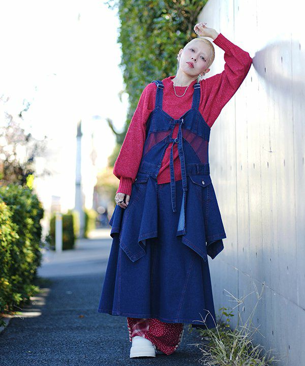 夢のようなデニムビスチェ | AS KNOW AS オンラインショップ