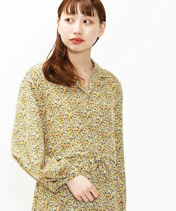 オープンカラー花柄OP | AS KNOW AS オンラインショップ