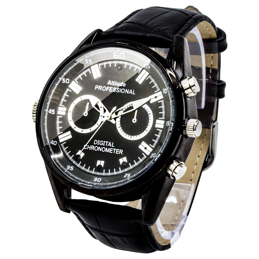 TK-WAT-30(Noir)(ノワール) | フルHD録画対応不可視赤外線搭載腕時計