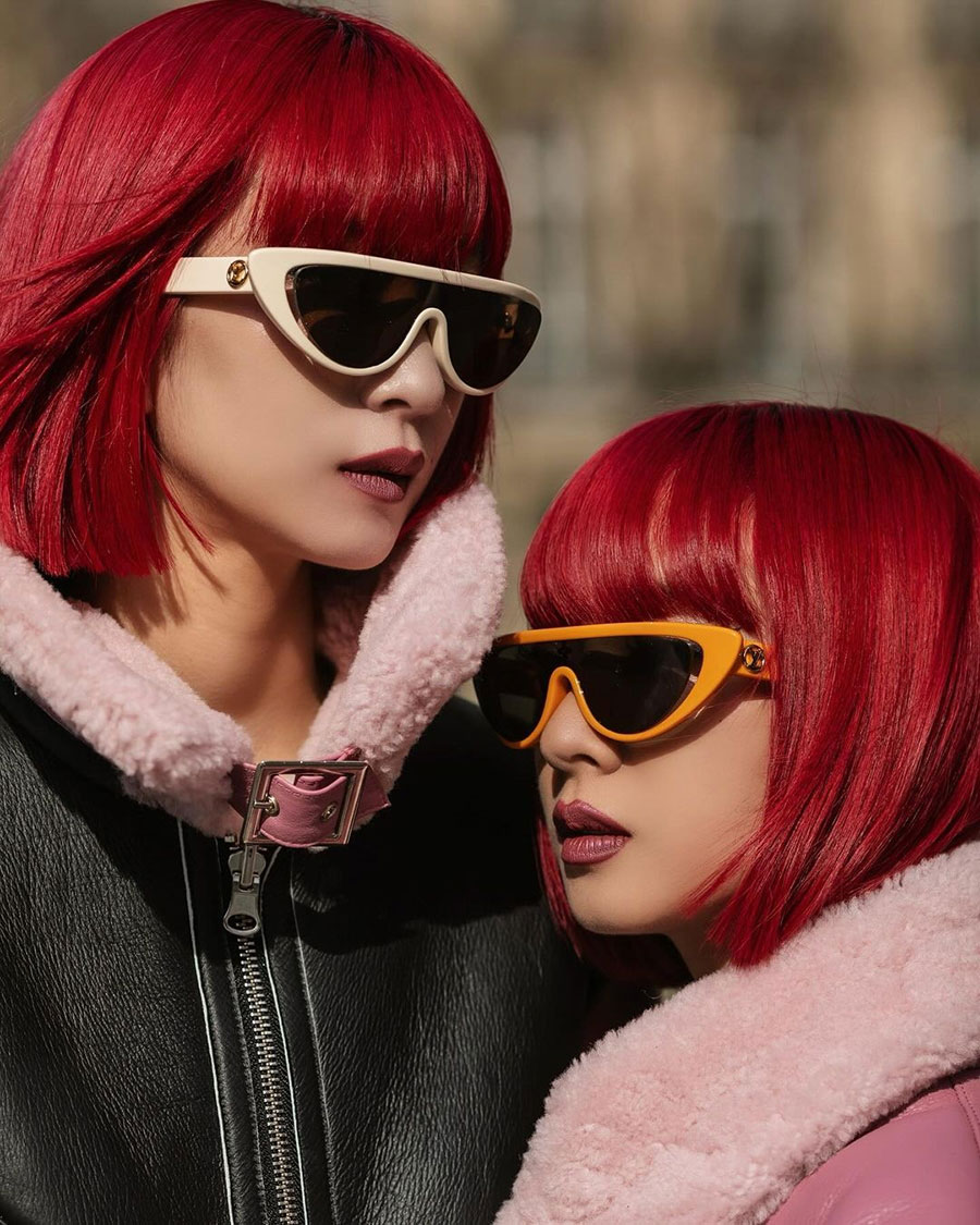 Louis Vuitton unveils LV Split Cat-Eye frames from the SS24 Runway