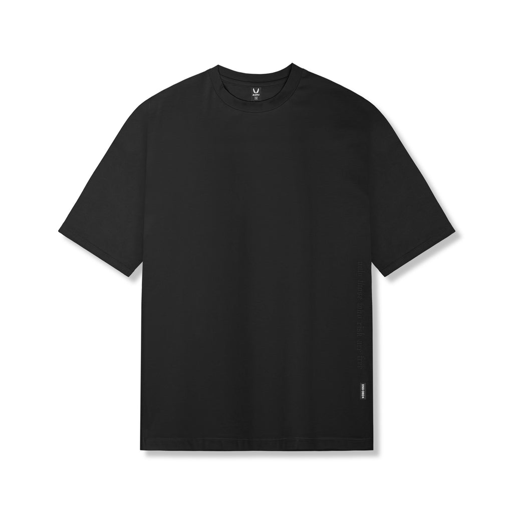 0824. Supima® Oversized Tee - Black – ASRV