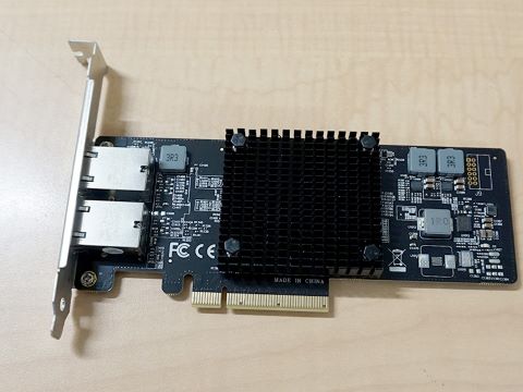 Intel X550-T2チップ搭載の2ポート10GbEカード、実売約3万円 - AKIBA