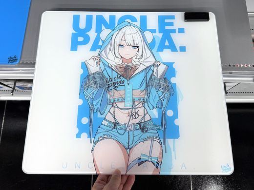 Uncle Pandaのガラスマウスパッド「Blue SP」 - AKIBA PC Hotline!