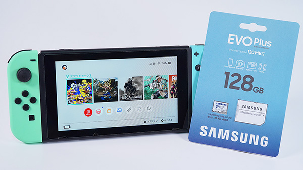 スプラ3にモンハンサンブレイク、Nintendo Switchは高速microSDカード