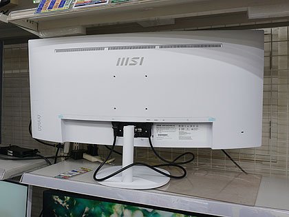 MSIの白い34インチ曲面モニター「PRO MP341CQW」が入荷、解像度はUWQHD
