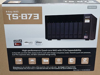 ビデオカードを増設できるQNAP製NASキット「TS-473」が登場、AMD