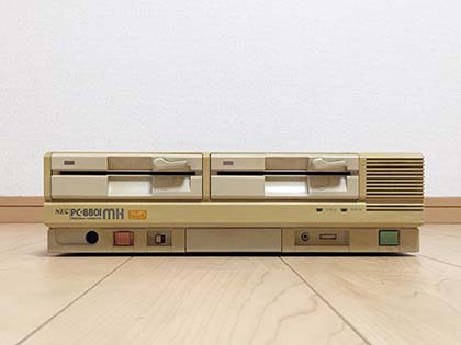 大ブレイクしたPC-8801mkIISRの流れを汲み登場した「PC-8801FH/MH