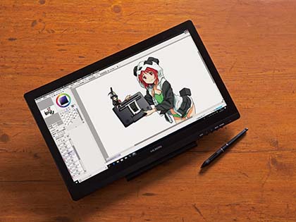 漫画家ざら先生、“格安大型液晶ペンタブレット”HUION Kamvas GT-191 V2