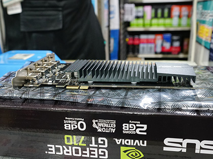 HDMI×4画面出力のファンレスGeForce GT 710がASUSから - AKIBA PC Hotline!