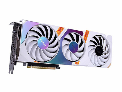 白い3連ファンの「iGame GeForce RTX 3060 Ti Ultra White OC」が入荷