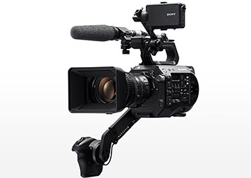 ソニー、4K Super35mm XDCAMにレバーロックEマウント採用の「FS7 II