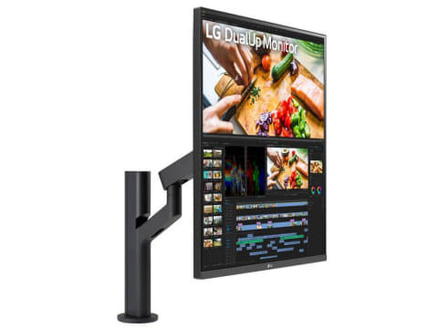 LG、16:18の”縦長”27.6型モニター。約9.5万円 - AV Watch