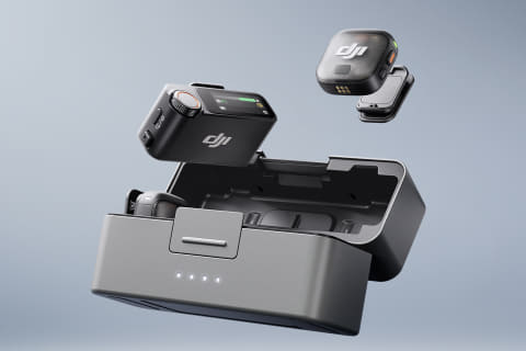 DJI、超軽量ワイヤレスマイク「DJI Mic 3」。声のトーンも調整可能