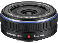 オリンパス、ブラックの「M.ZUIKO DIGITAL 17mm F2.8」を単体発売