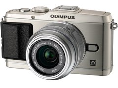 オリンパス、“世界最速AF”のミラーレスカメラ「PEN E-P3」 - デジカメ