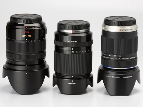 比較レビュー：マイクロフォーサーズ高倍率ズームレンズ3本（外観