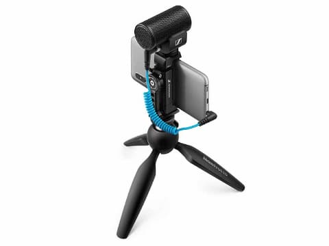 ゼンハイザー、スマホVlog向けのマイク&ミニ三脚セット。ラベリア