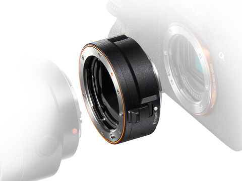 ソニー、AFカップリング&絞り駆動レバー搭載のAマウントアダプター「LA