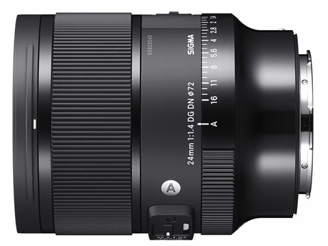 シグマ、フィルター前後装着対応の「24mm F1.4 DG DN | Art」。13.2万