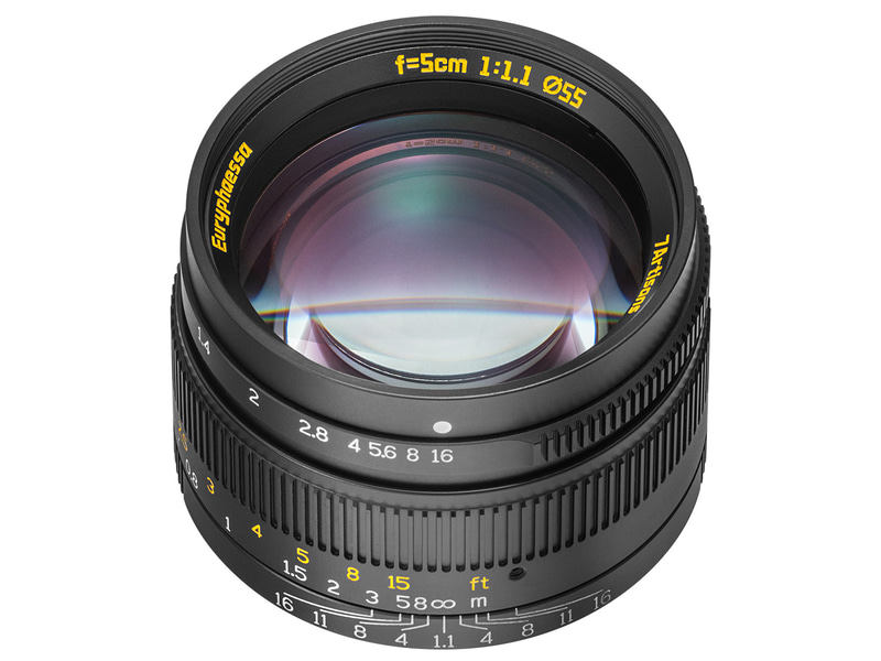 七工匠の創業9周年記念モデル「Euryphaessa 50mm F1.1」が限定発売