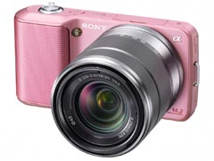 ソニー、NEX-3にカラーバリエーション「ピンク」を追加 - デジカメ