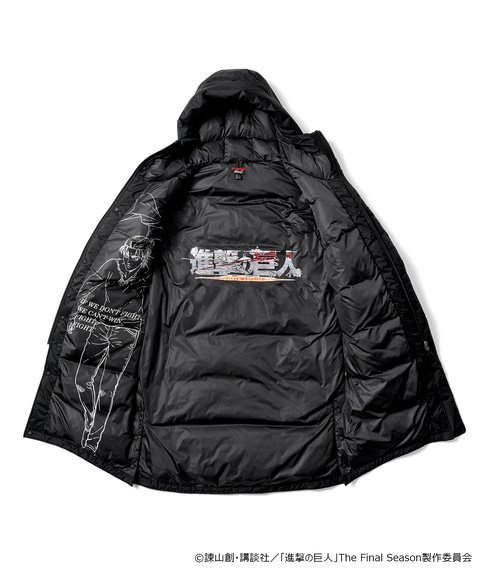 アニメ「進撃の巨人」とダウンメーカー「NANGA」がコラボ。限定